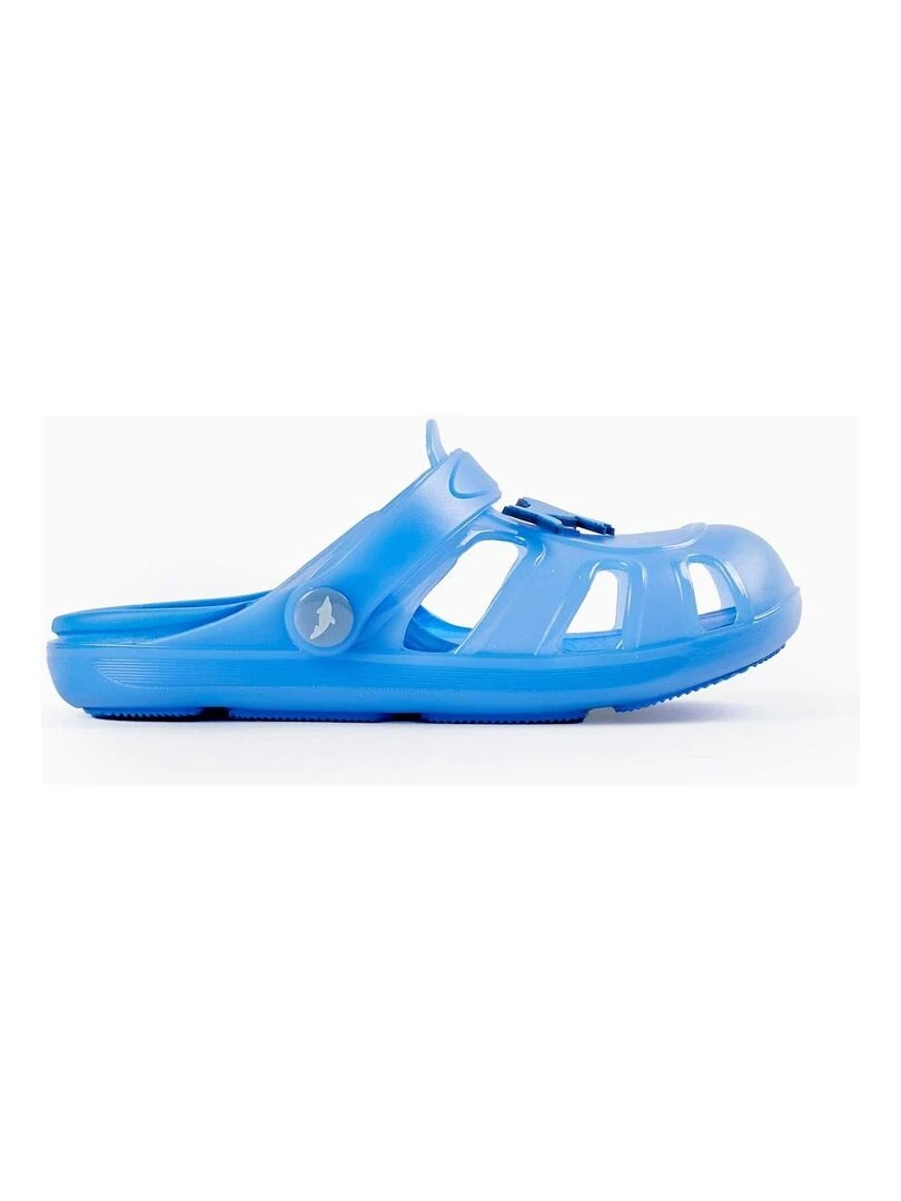 Sandales Clogs pour Garçon 'Baleine Bleue Delicious' Bleu