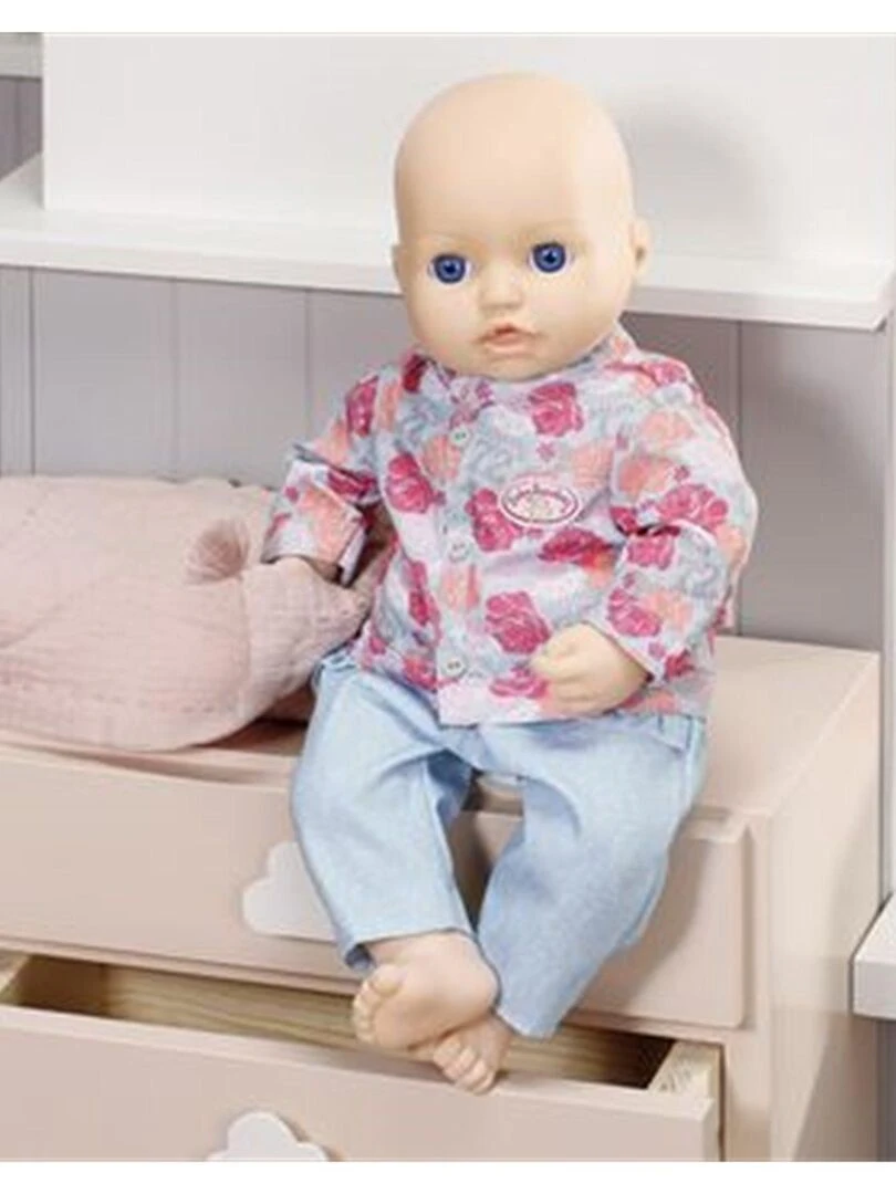 BABY Annabell Ensemble Jean de voyage pour poupée de 43cm N/A