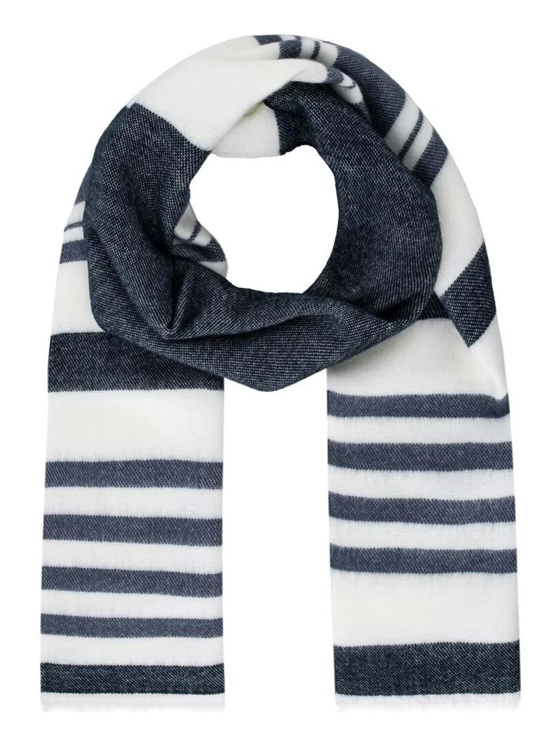 Echarpe Brahma Fabriqué en France Bleu marine