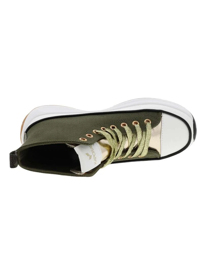 KAPORAL   Baskets montantes chunky   Kaki