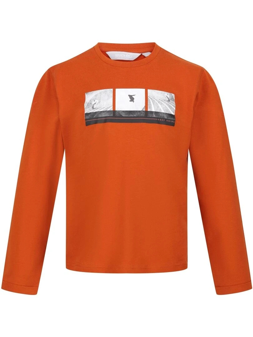 Regatta T shirt WENBIE KEEP GOING Orange