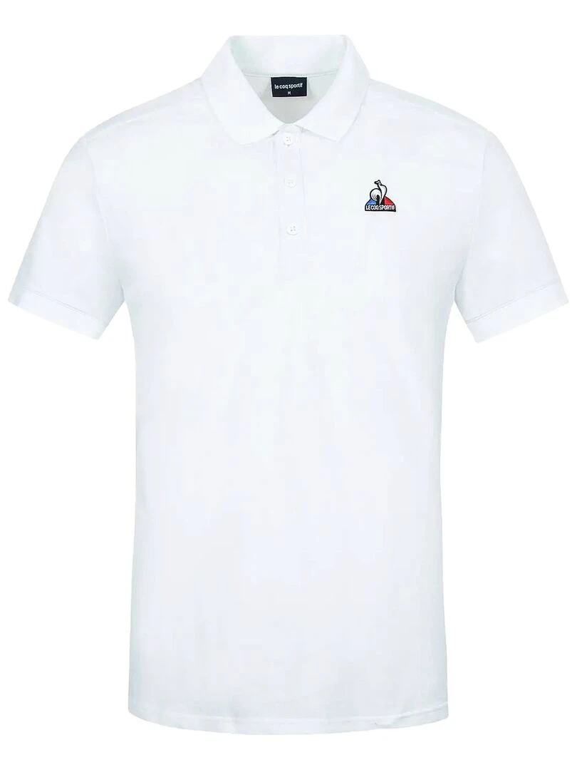 Polo manches courtes 'Le Coq Sportif' 'Ess N°1 M' Blanc