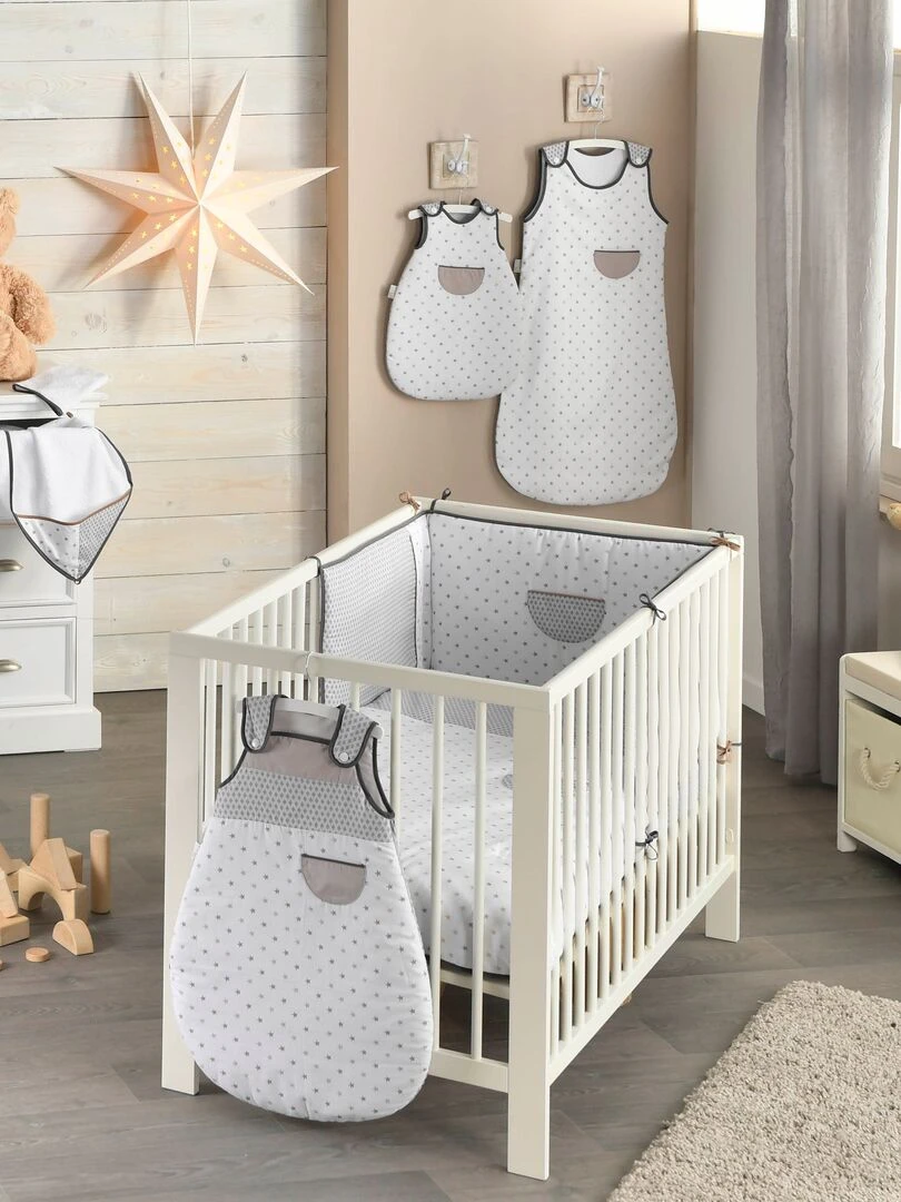 Gigoteuse hiver à manches Coton Bio 'P'tit Basile' Little dreams Multicolore
