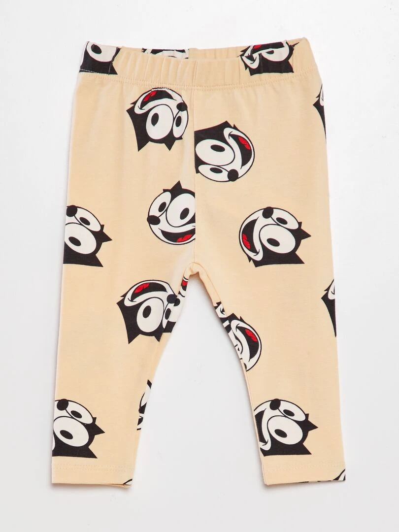 Legging 'Felix The Cat' Beige