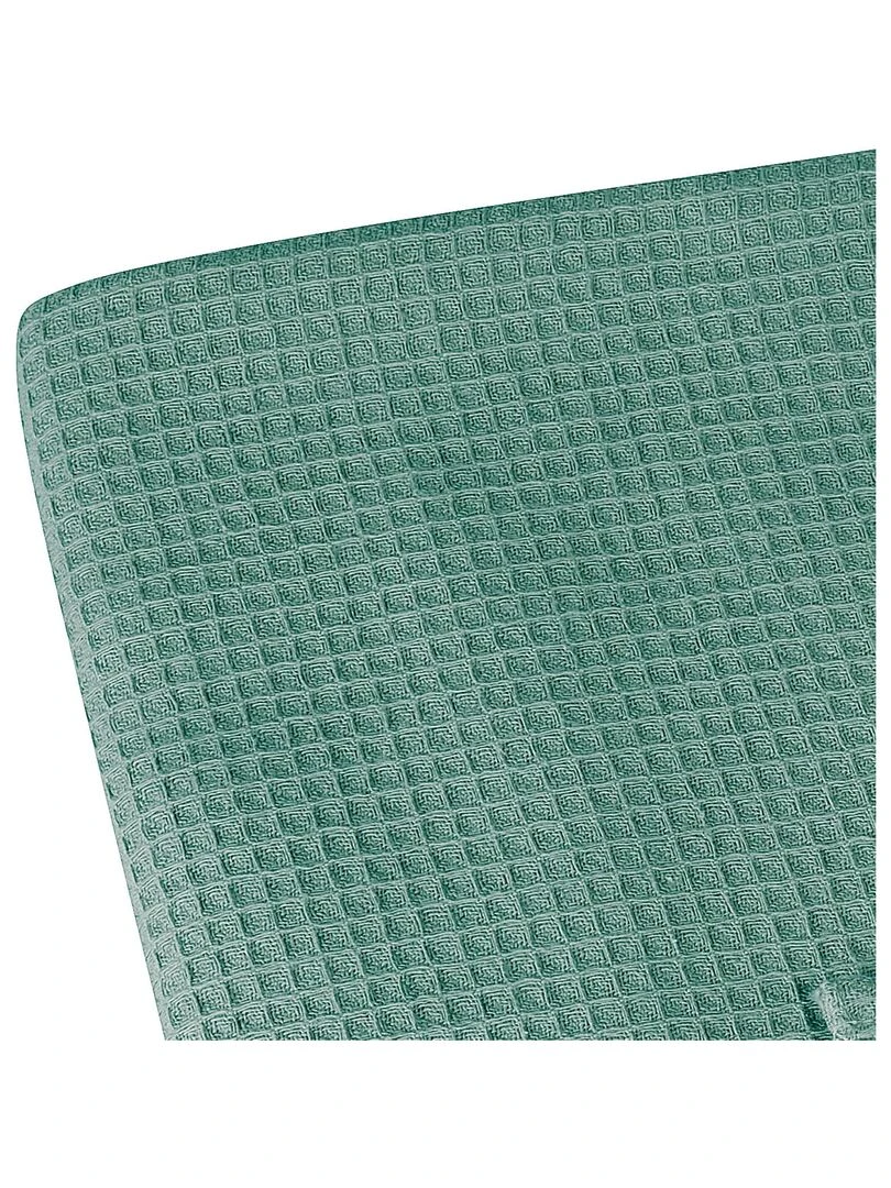 Plaid en nid d'abeille Vert