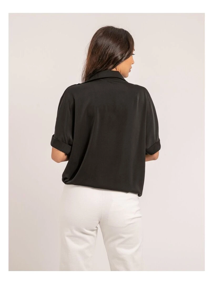 Blouse fluide OURIA Noir