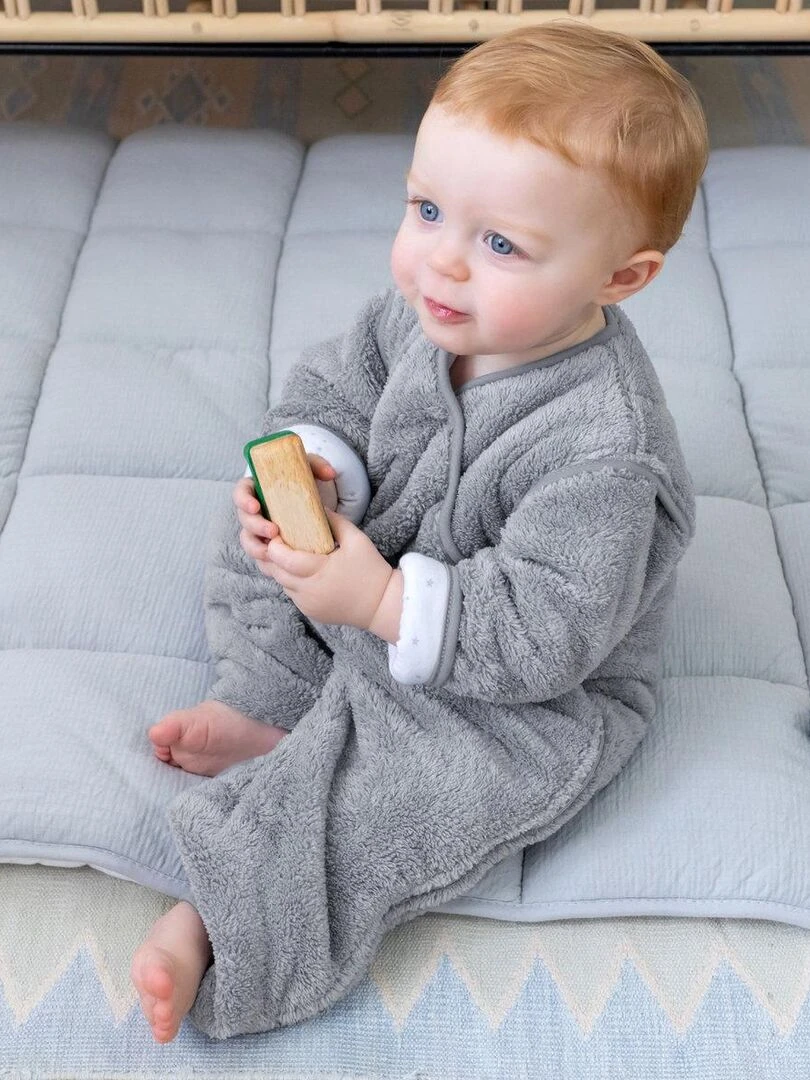 Bemini Nid d'ange BISIDE ouatiné Pady jersey et jersey   Gris foncé