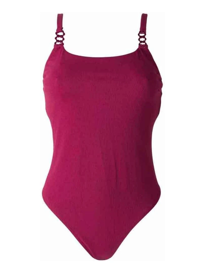 Maillot une pièce HIBISCUS   Brigitte Bardot Bain   Rouge