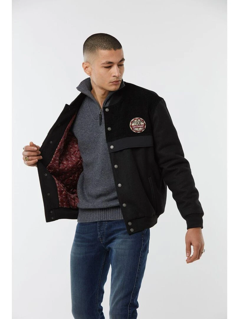 Lee Cooper   Veste manches longues polyester  FRELON   Noir