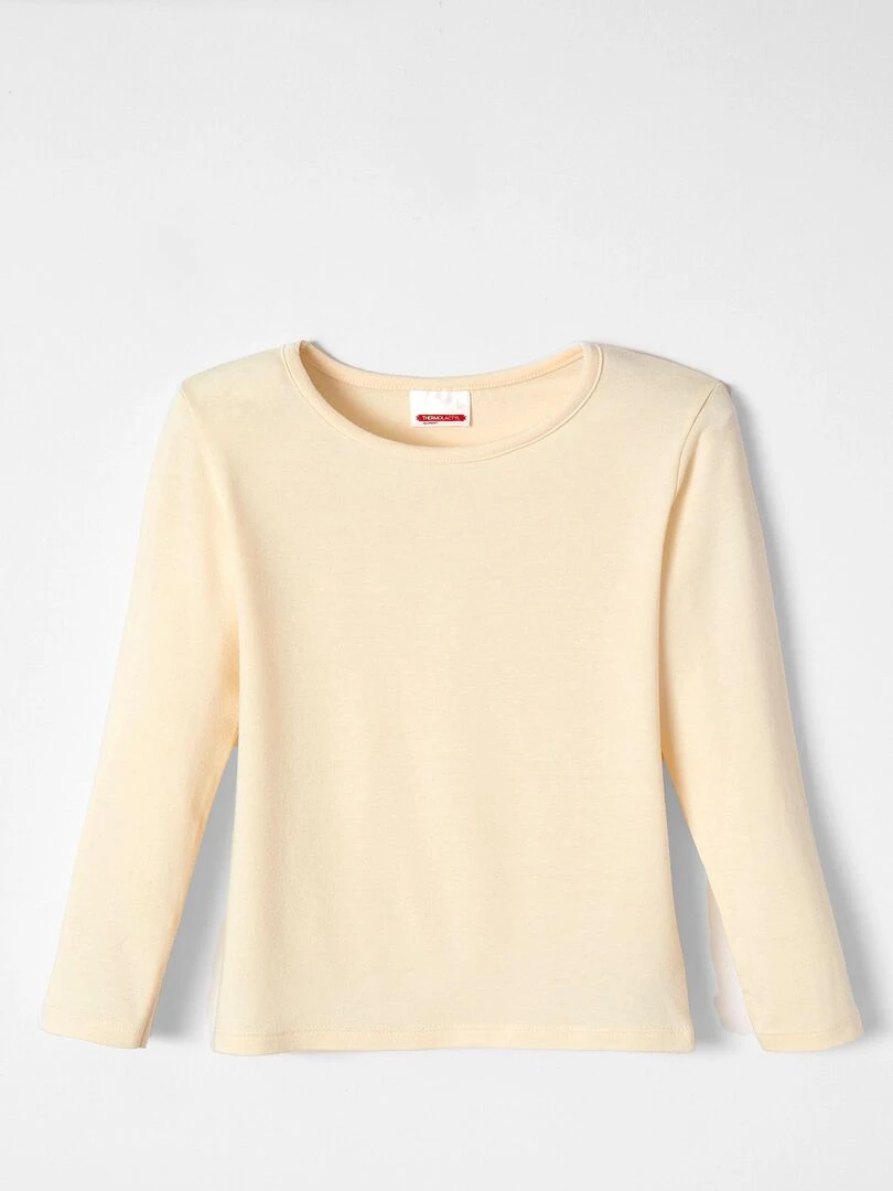 T shirt manches longues microfibre Thermolactyl Sensitive Damart Blanc