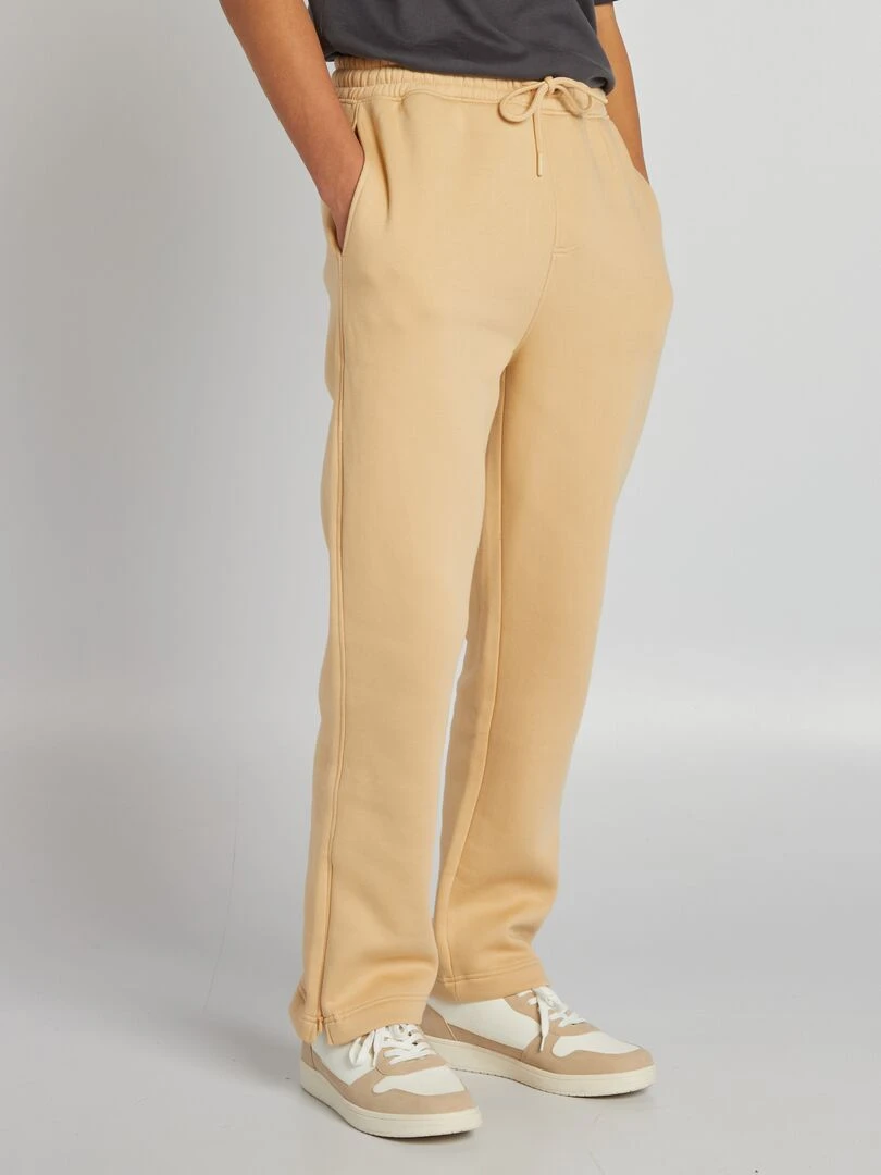Jogging en molleton Beige