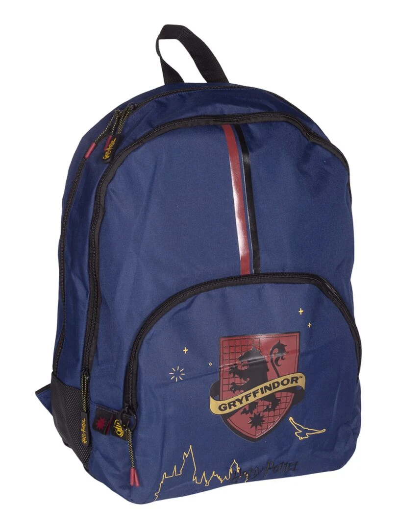SAC A DOS 2 COMPARTIMENTS HARRY POTTER GRYFFONDOR Bleu marine