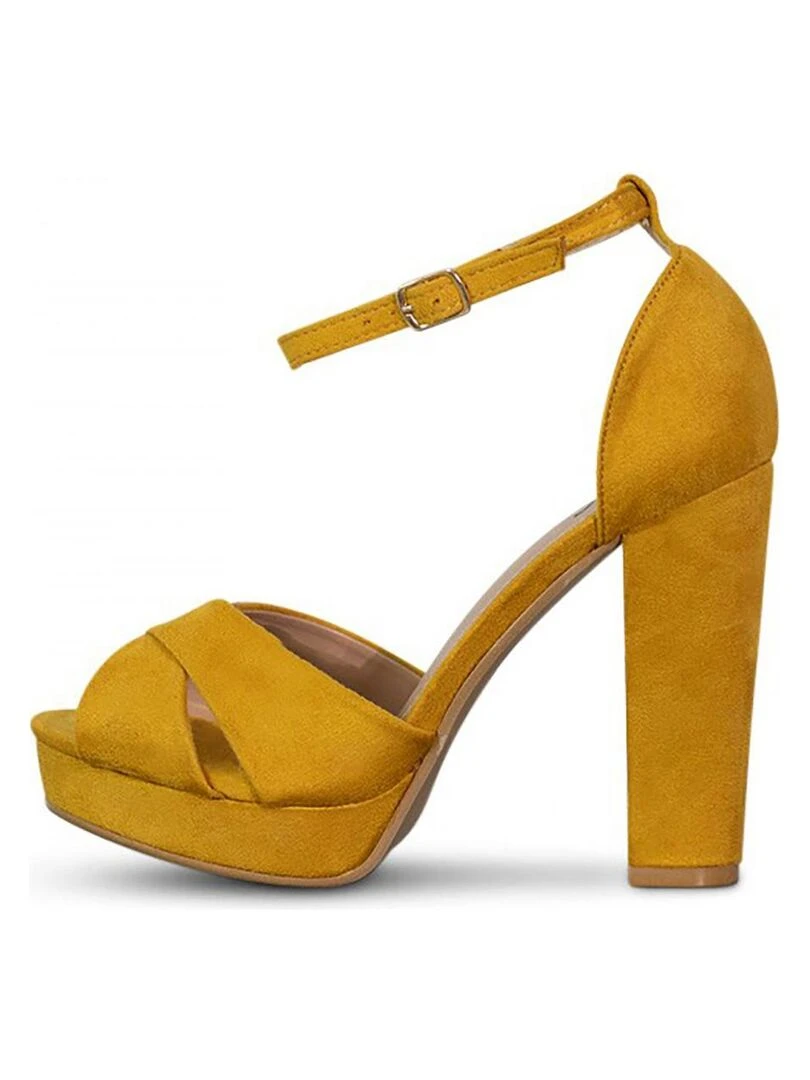 Sandales Kebello   Jaune