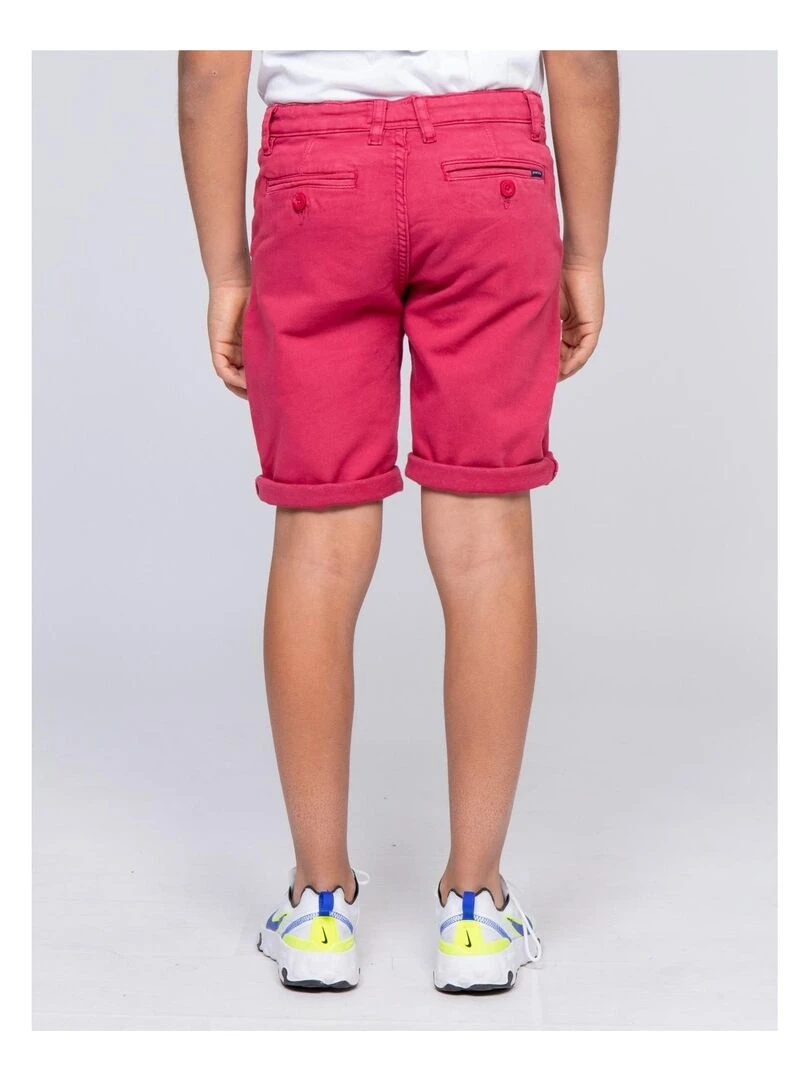 Bermuda chino BAVOLTA J Rose framboise
