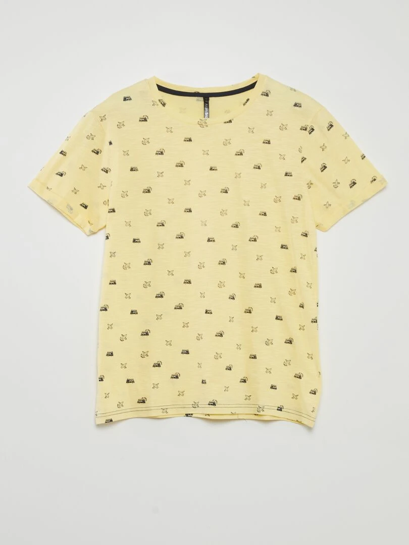 Ensemble de pyjama   2 pièces   Jaune