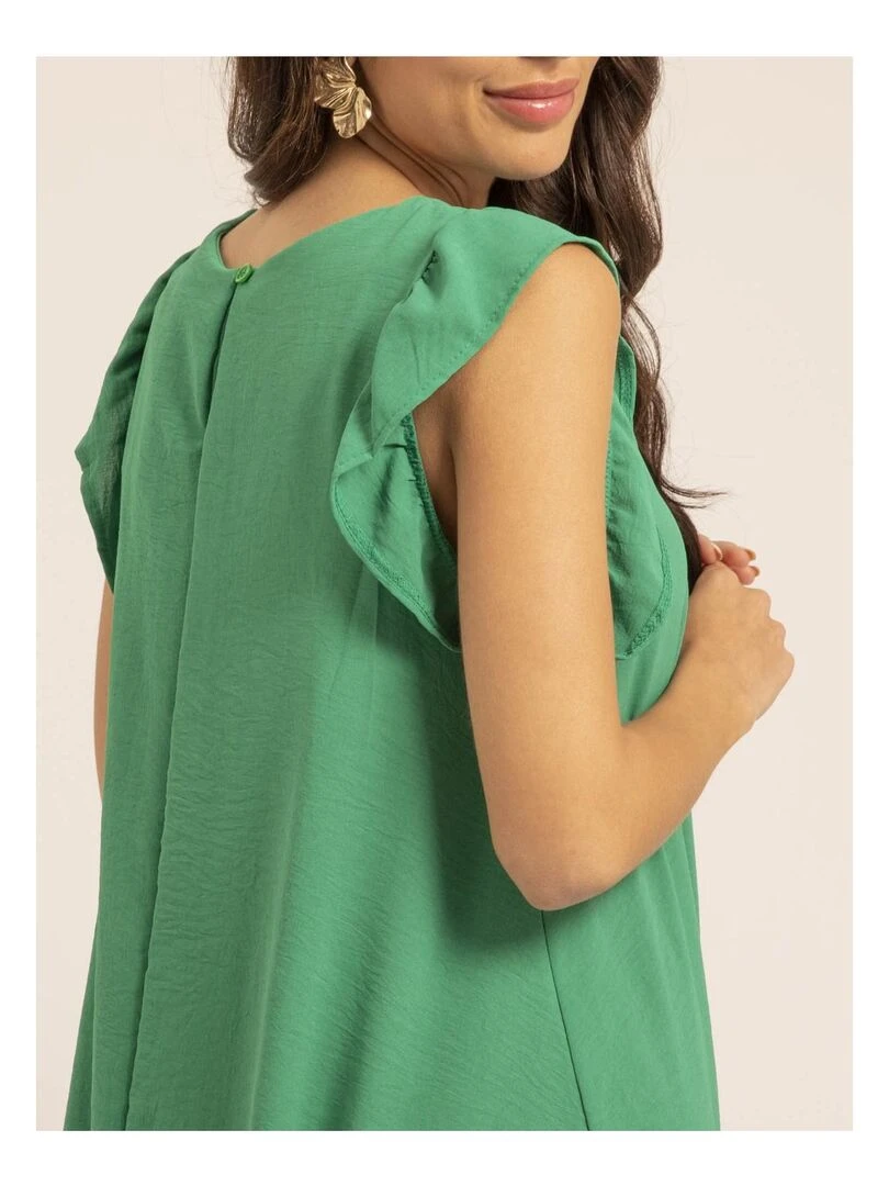 Robe courte INES   Vert