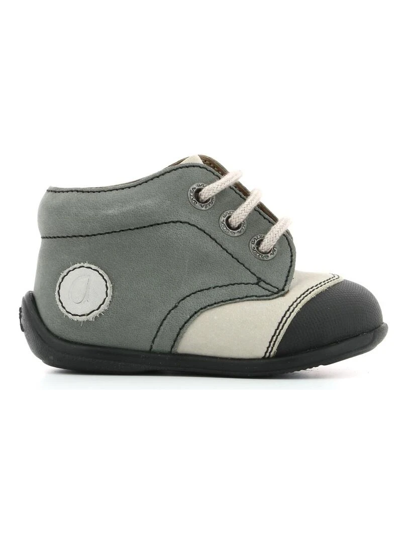 Bottillons Cuir Okidou   Gris