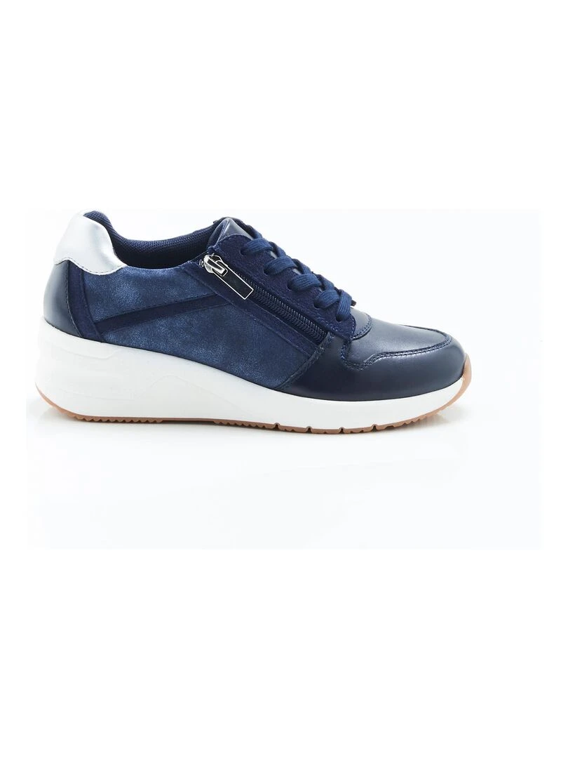 Tennis compensées à lacets Climatyl   Damart   Bleu marine