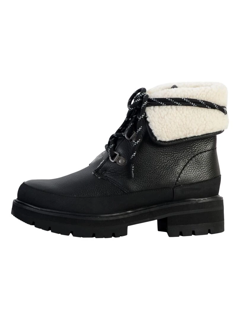 Bottine Cuir Clarks Orlanna Turn Noir