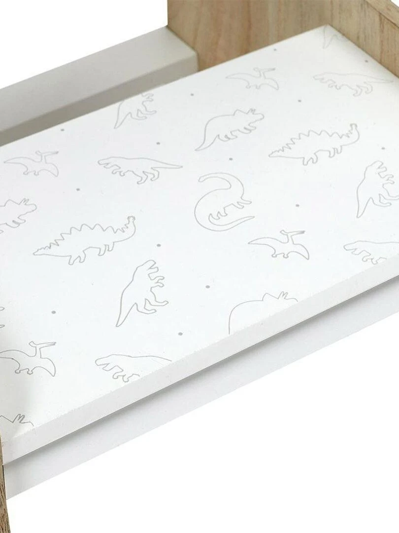 Marche pied enfant dinosaures Gris