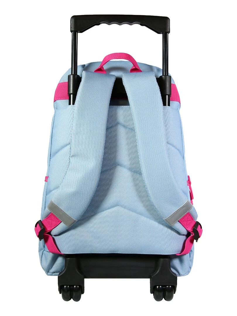 BAGTROTTER Sac à dos à roulettes Lili Lou Rose   Rose