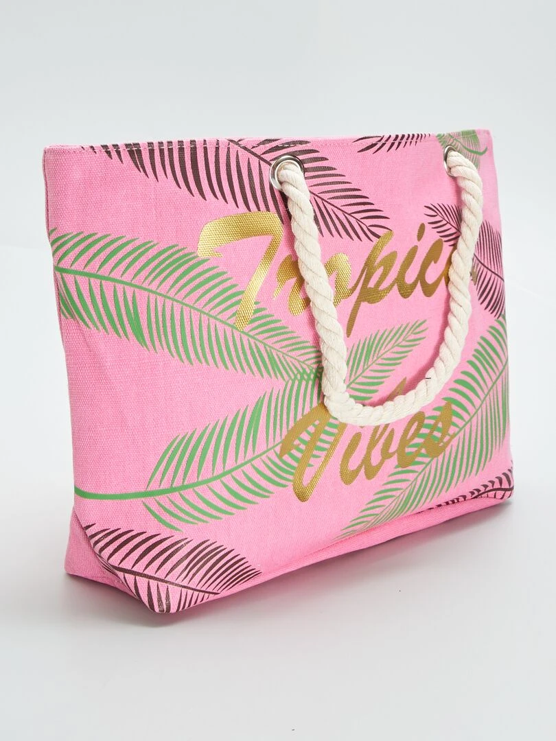Sac cabas 'Tropical Vibes' Rose