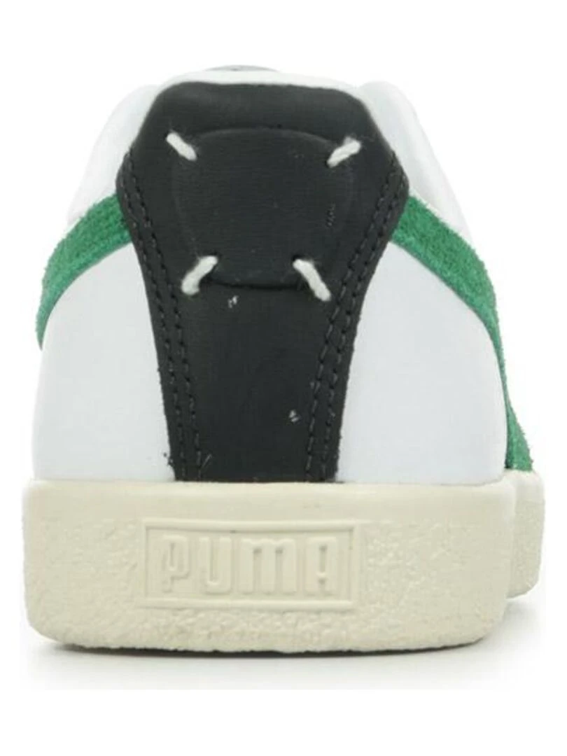 Baskets PUMA Clyde Base L   Blanc Vert Noir