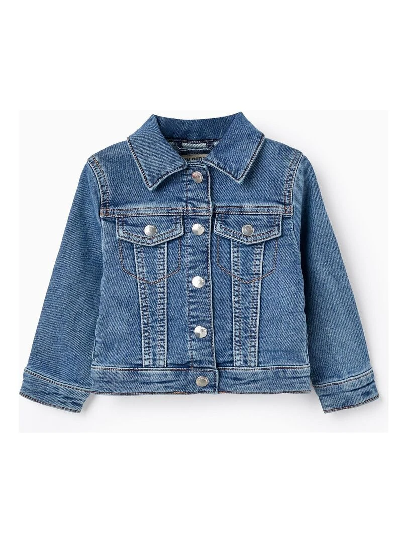 Veste en jean pour bébé fille THE WAVE TRIBE Bleu