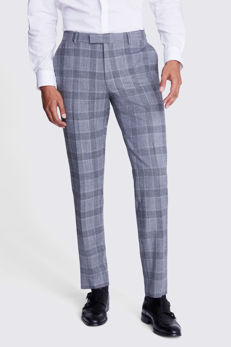 Slim Fit Light Grey Trousers   Buy Online at Moss