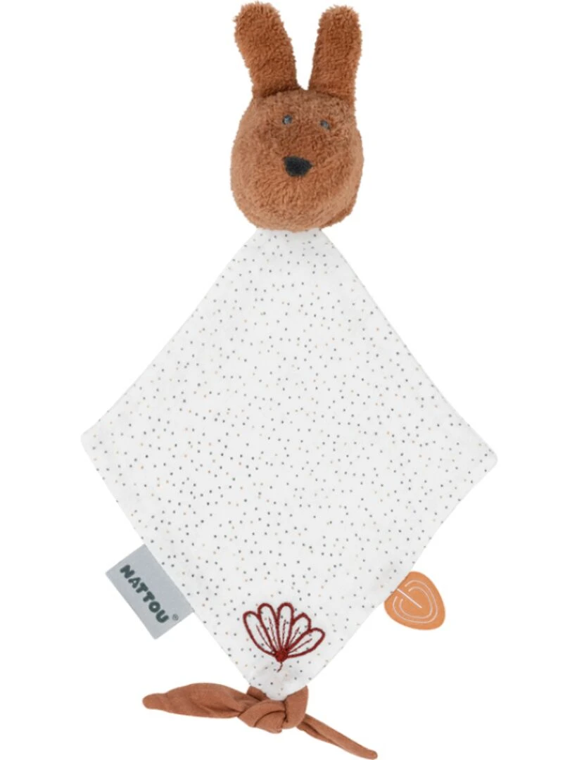 Mini doudou Susie & Bonnie Lapin Rouille (25 Cm) Marron
