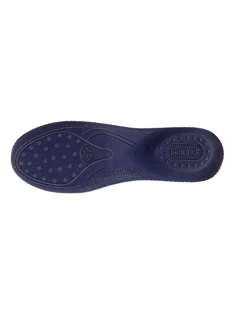 Chaussons ballerines talon Femme Marine   Bleu marine