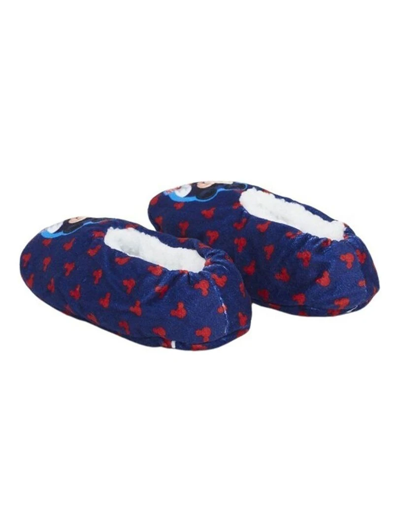 Disney   Chausson garçon imprimé Mickey   Bleu marine