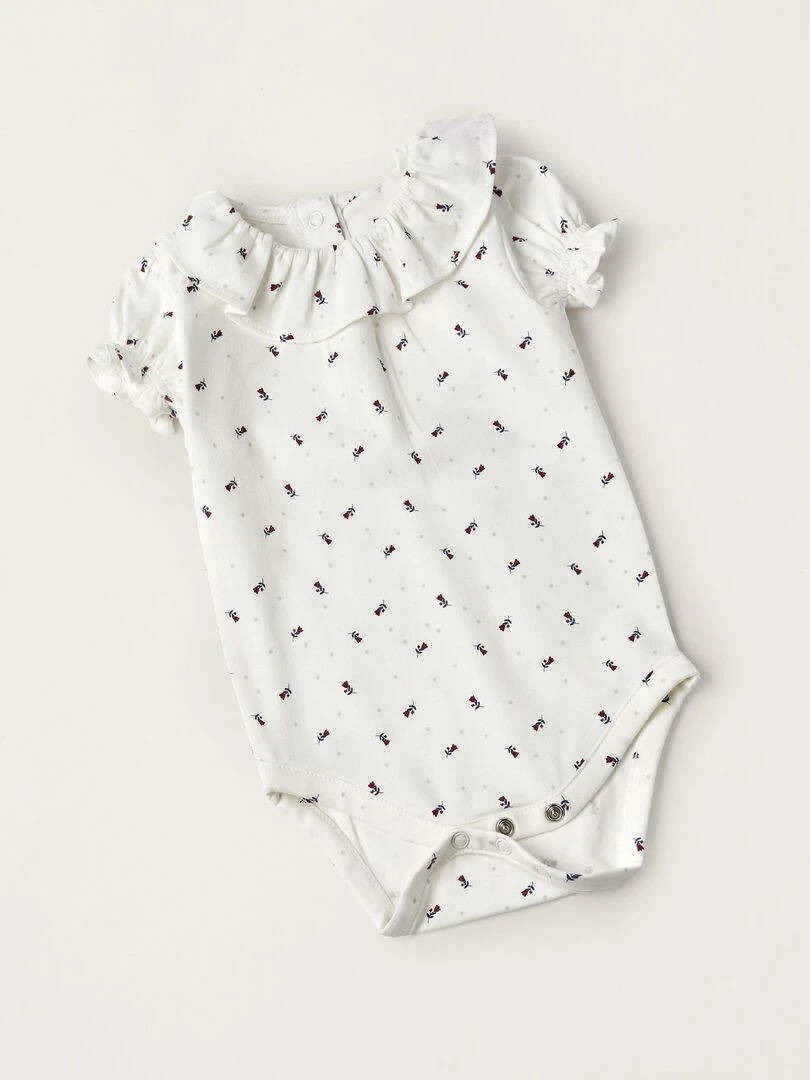 Body + Combinaison Robe pour Nouveau Né  ATLANTIC COMPANY   Bleu clair