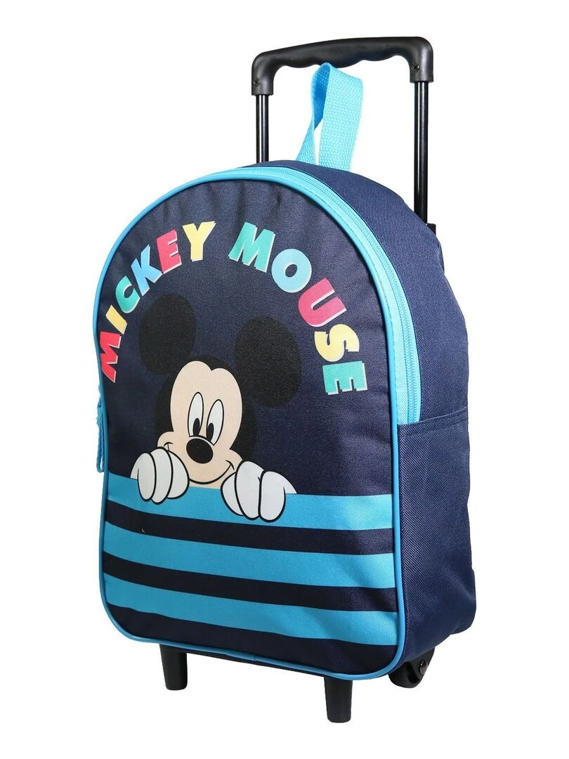 BAGTROTTER Sac à dos à roulettes 31 cm Disney Mickey Bleu Bleu