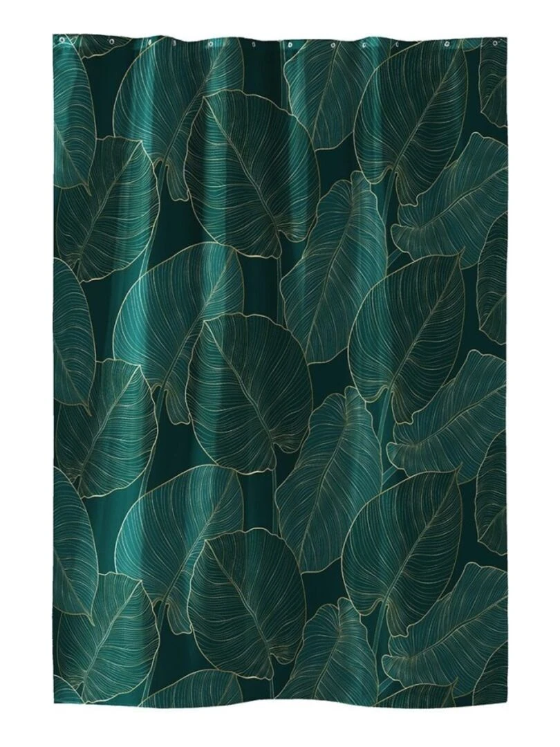 Rideau de douche polyester 180x200 Jade Vert