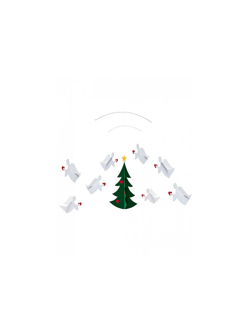 'flensted Mobiles' Angels Of Love Grand Modele Vert