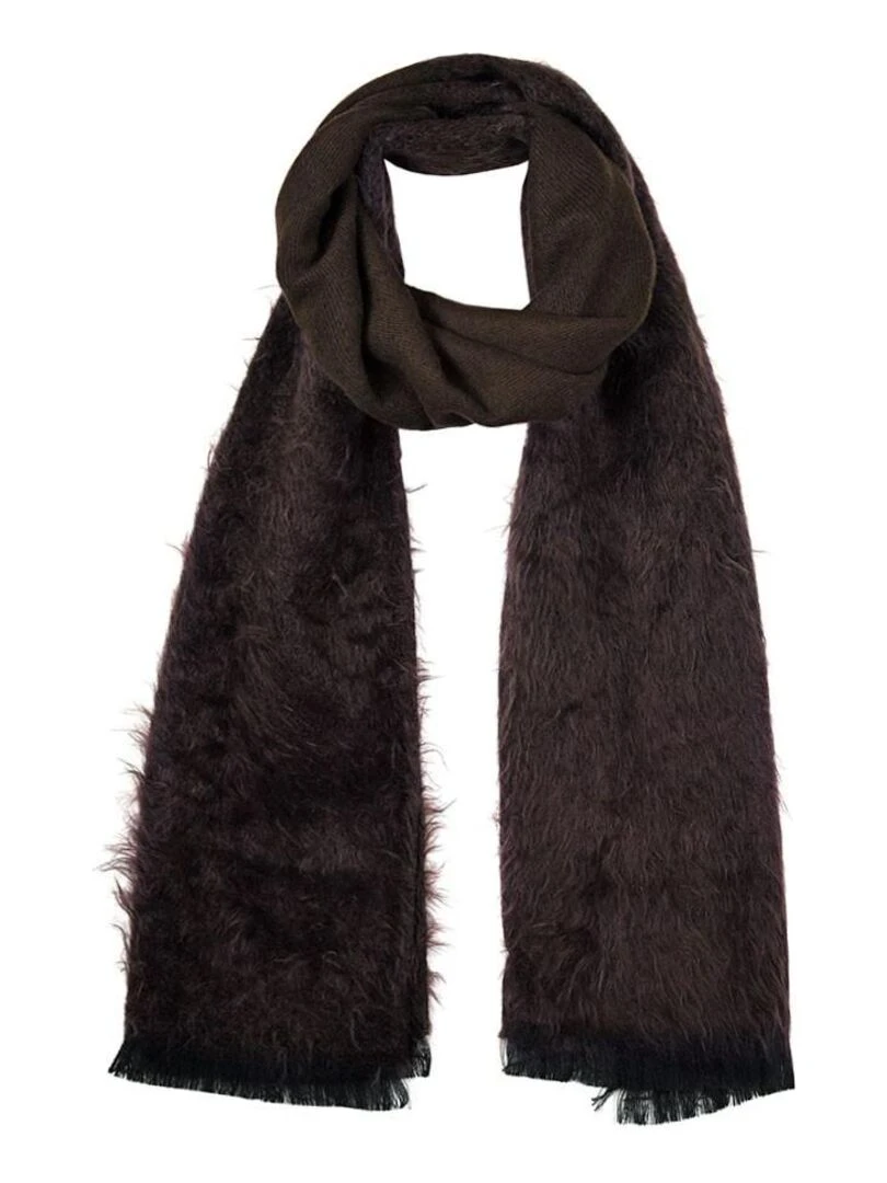 Echarpe Velouté Fabriqué en France Marron