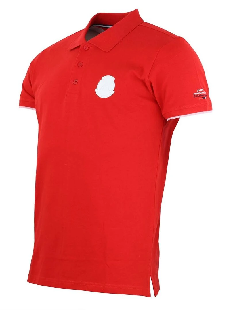 Polo manches courtes homme CORNELIUS   PEAK MOUNTAIN   Rouge
