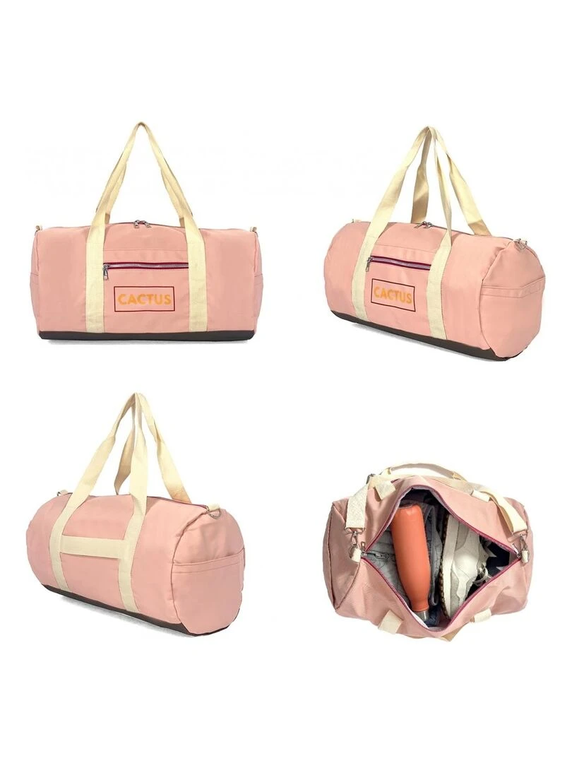 Sac de voyage week end 18L et sport sans roulettes   Rose