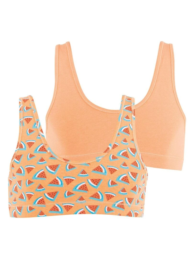 Lot de 2 brassières fille Ecopack Girl Mode Fille Rose