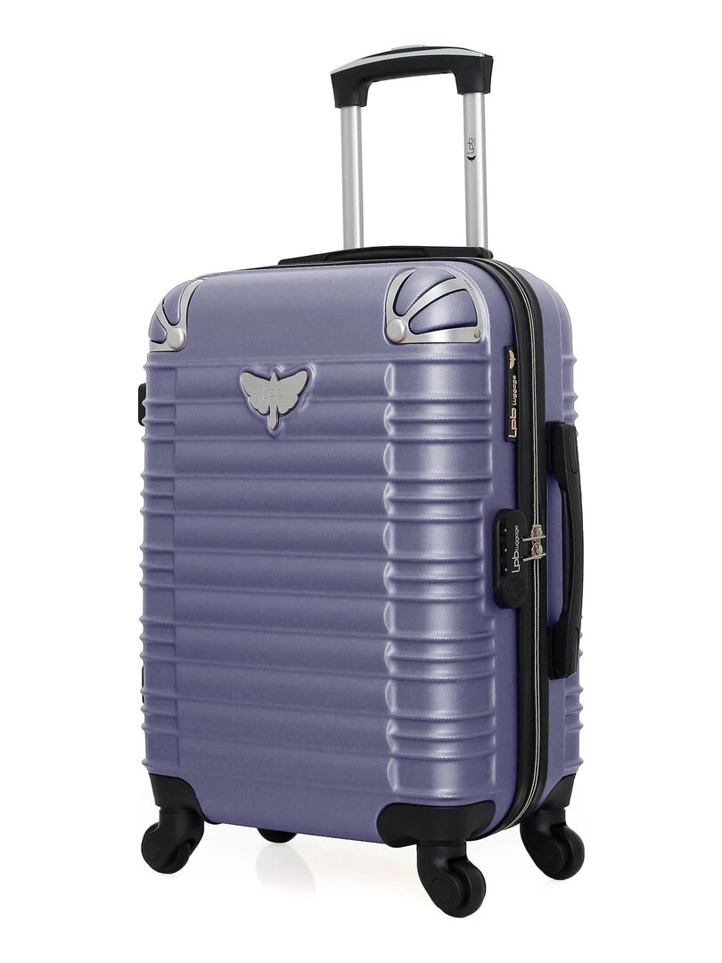 LPB LUGGAGE VALISE CABINE ABS GIULIA 4 ROUES 55 CM Violet