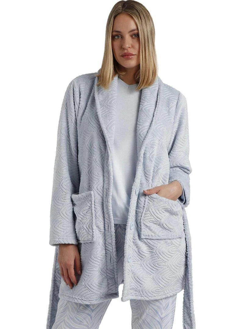 Robe de chambre Forever Together   Bleu ciel