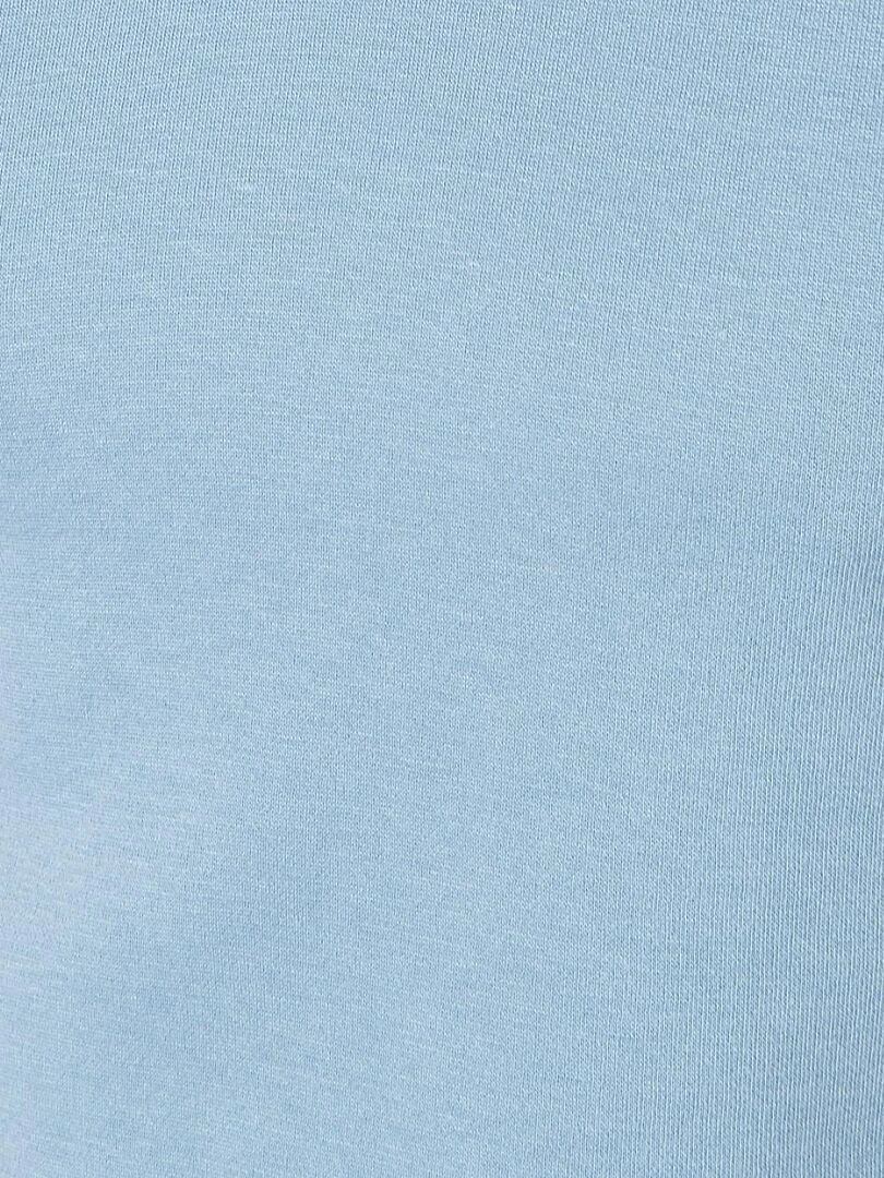 T shirt double face col V Thermolactyl   Damart   Bleu gris