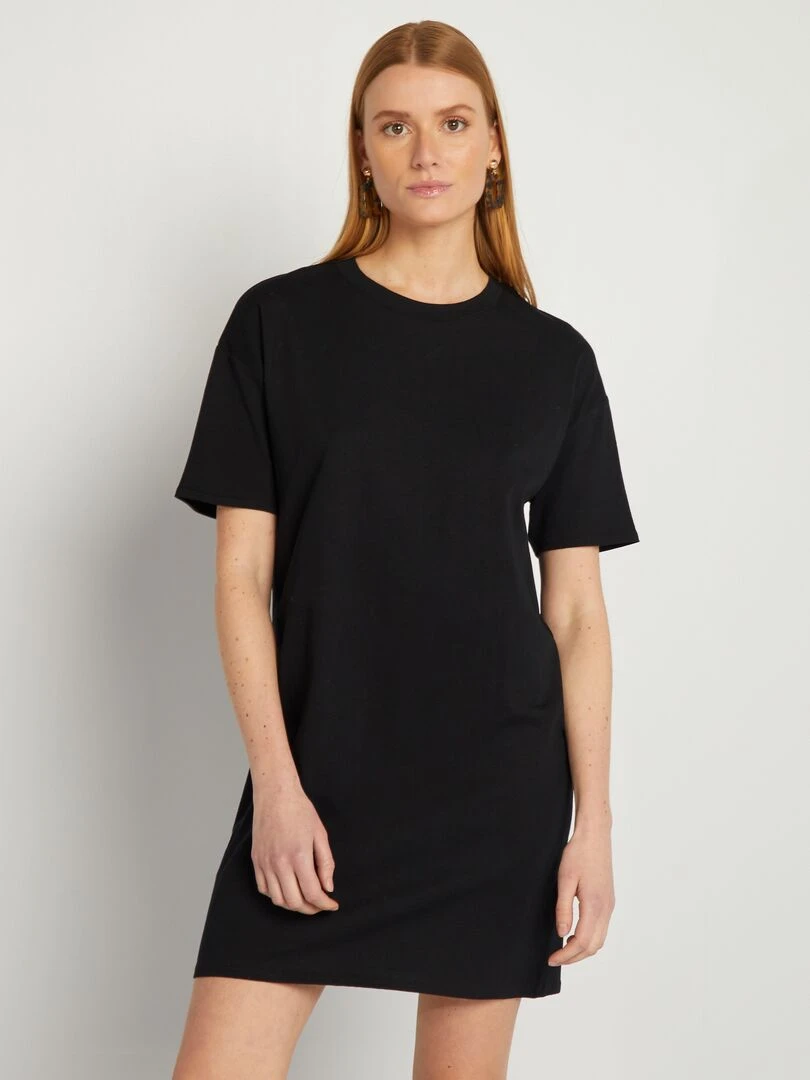 Robe t shirt noir