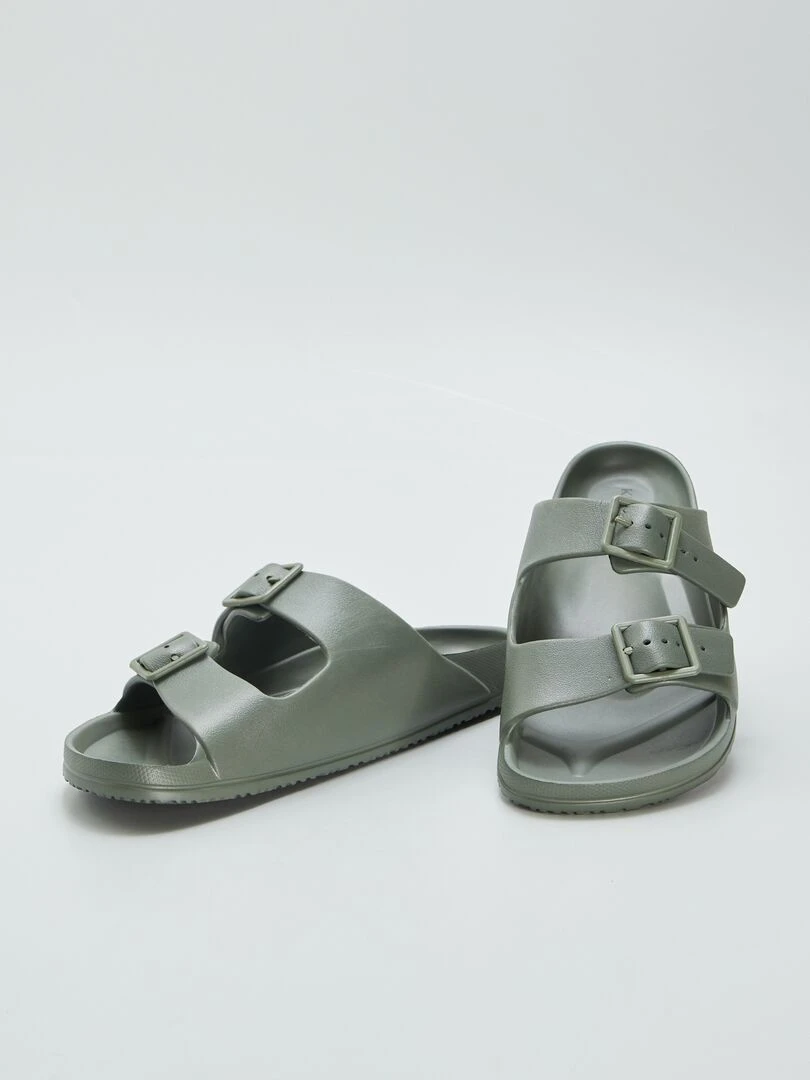 Sandales moulées   Vert