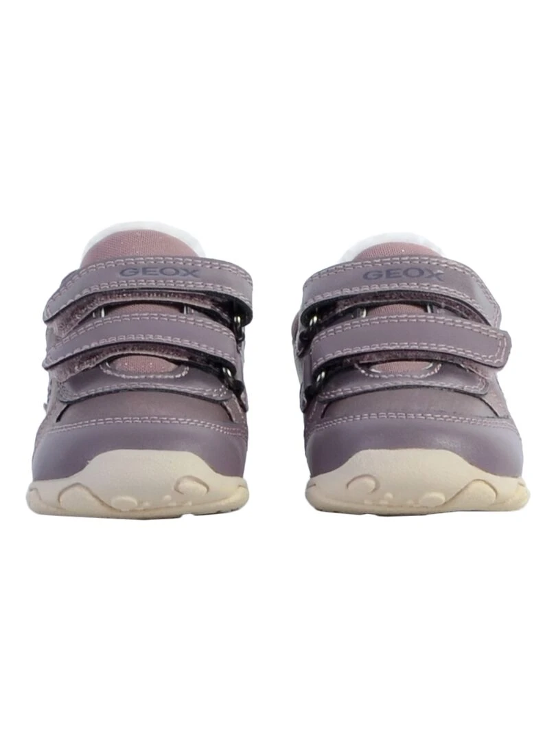 Basket Cuir Enfant Geox Balu   Violet