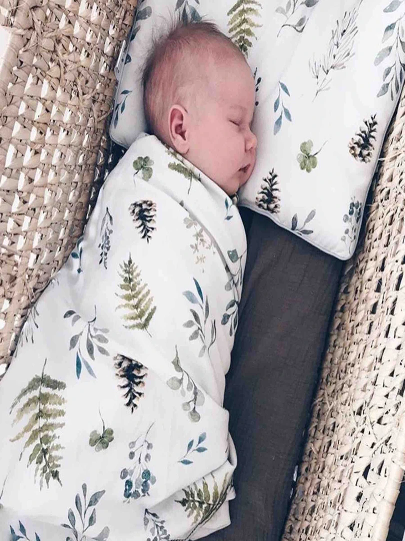 Maxi Lange Couverture  À Pompons En Bambou  Natura   N/A