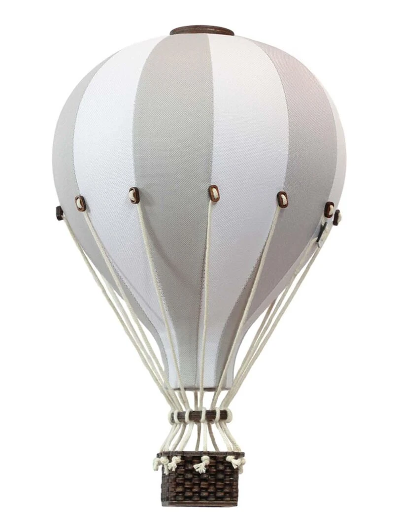 Montgolfière décorative Gris clair Gris