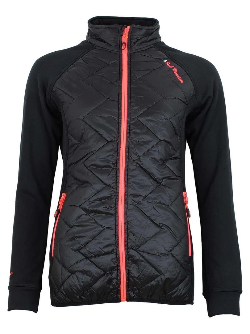 Blouson polarshell bimatière femme ACER Noir Noir