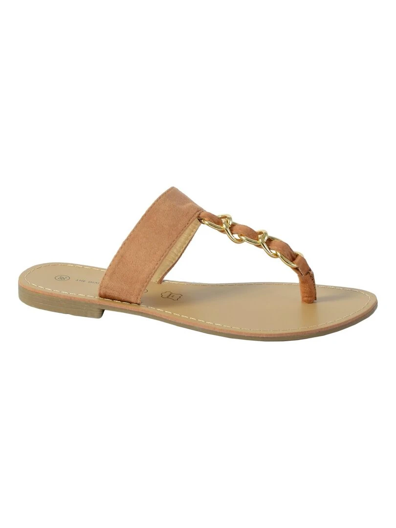 Sandale Mule The Divine Factory TDF4104 Marron